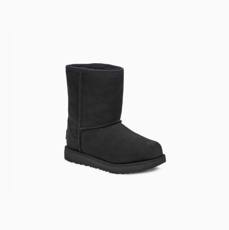 UGG Classic II Weather Short Black Boots for Toddlers (KFZJ14389)